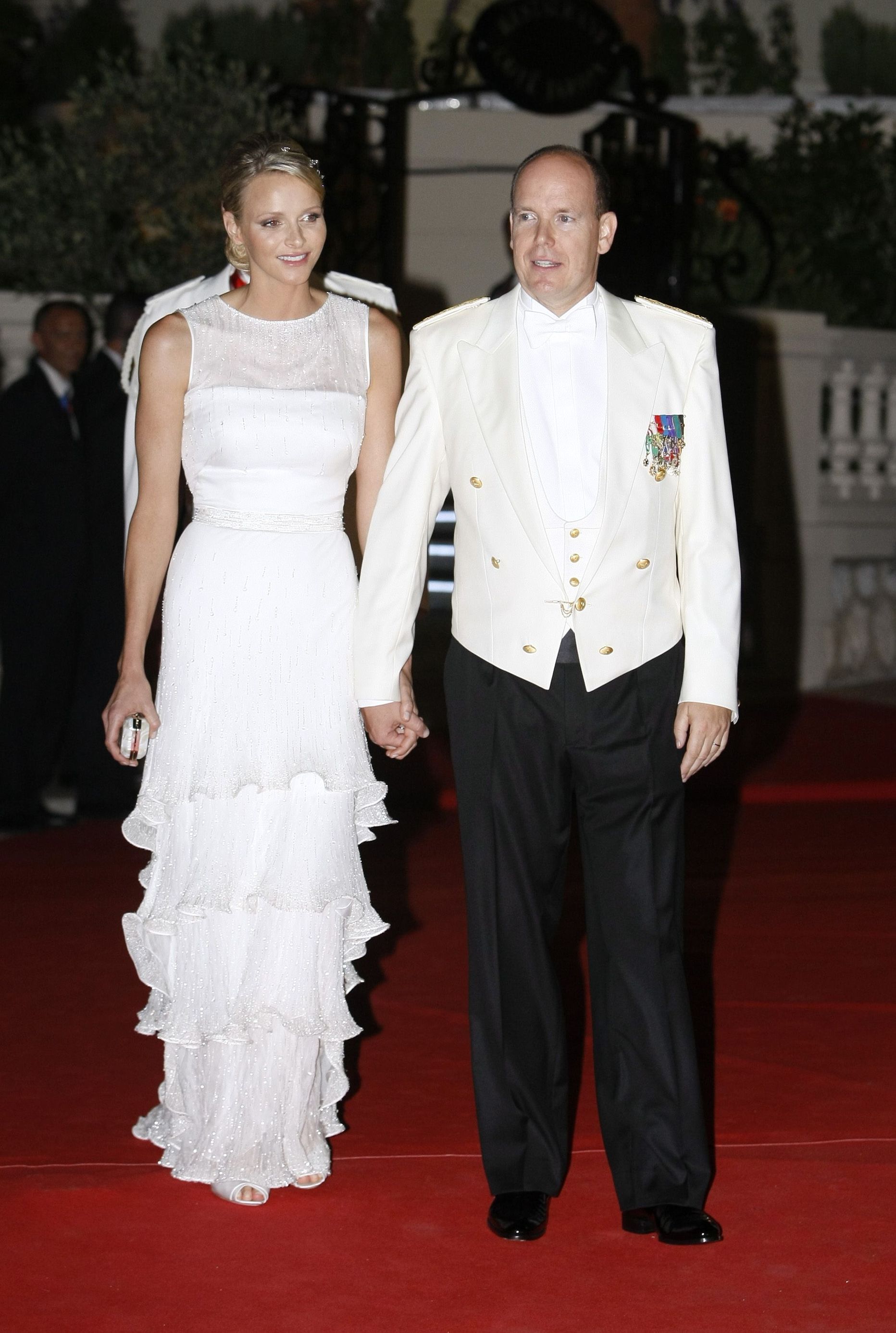 Monaco vürst Albert II  ja vürstinna Charlene