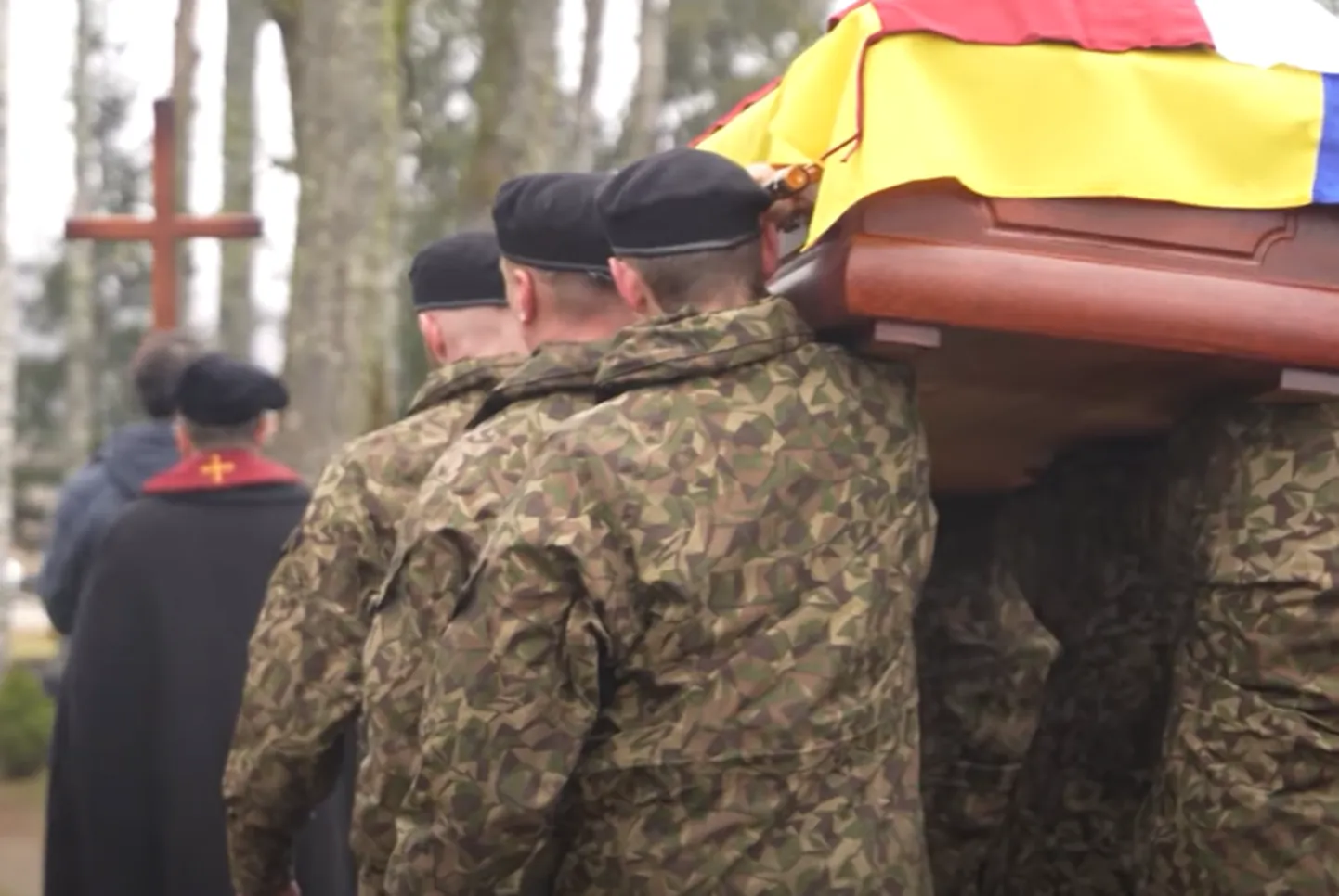Похороны добровольца Эдгара