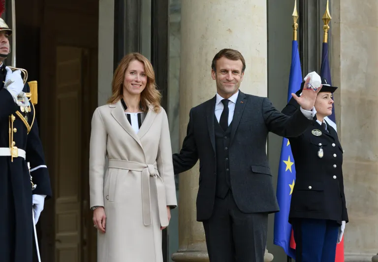 Peaminister Kaja Kallas kohtus Prantsusmaa presidendi Emmanuel Macroniga.