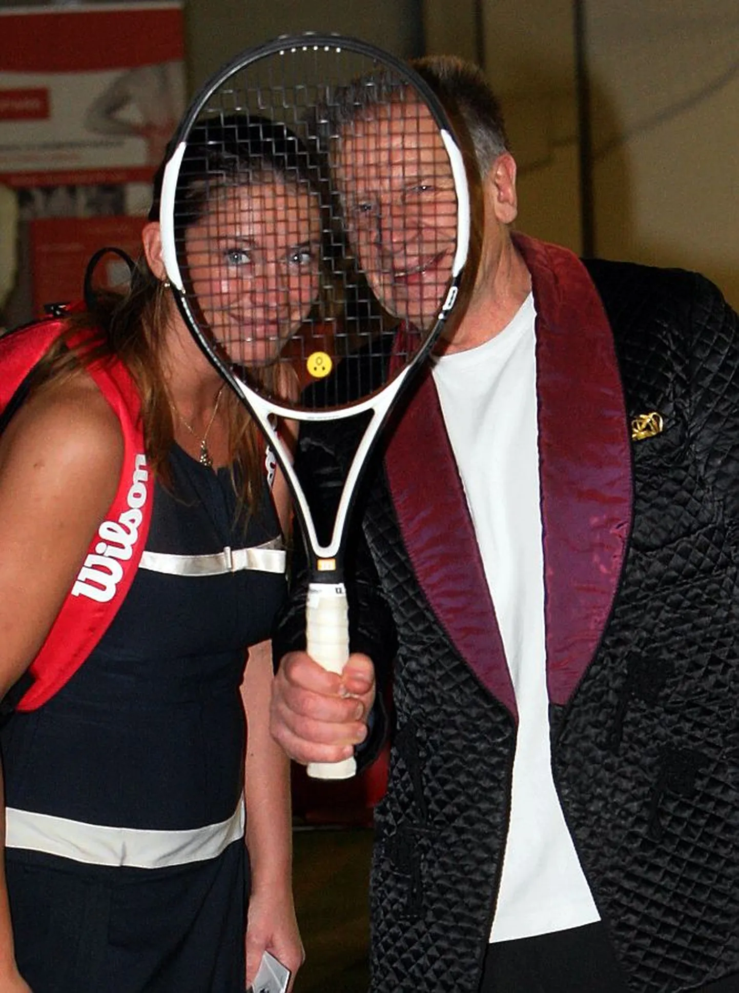 Missi-issi Valeri Kirss ja miss Kati Kalk võtsid teineteisest mõõtu tennise ööturniiril Rocca al Mare tennisekeskuses