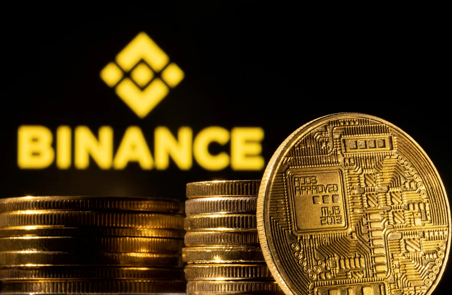 Binance'i krüptoraha illustratsioon.