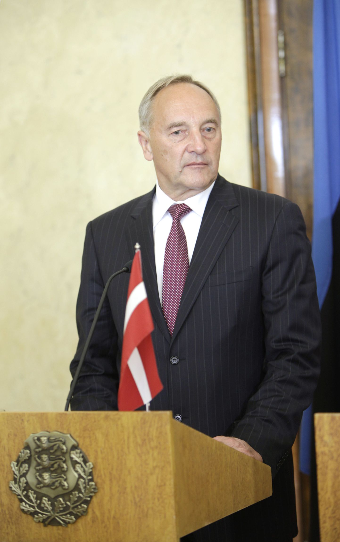 Президент Латвии Андрис Берзиньш