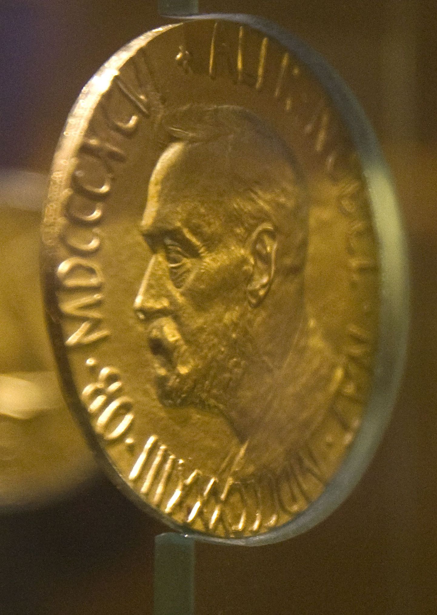 Nobeli rahupreemia kuldmedal.