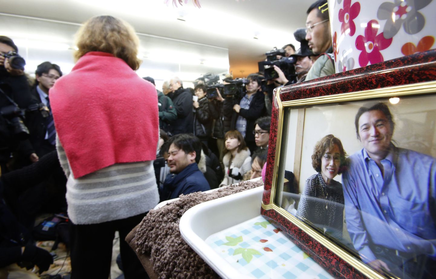 Семейное фото японского журналиста, захваченного "Исламским государством".