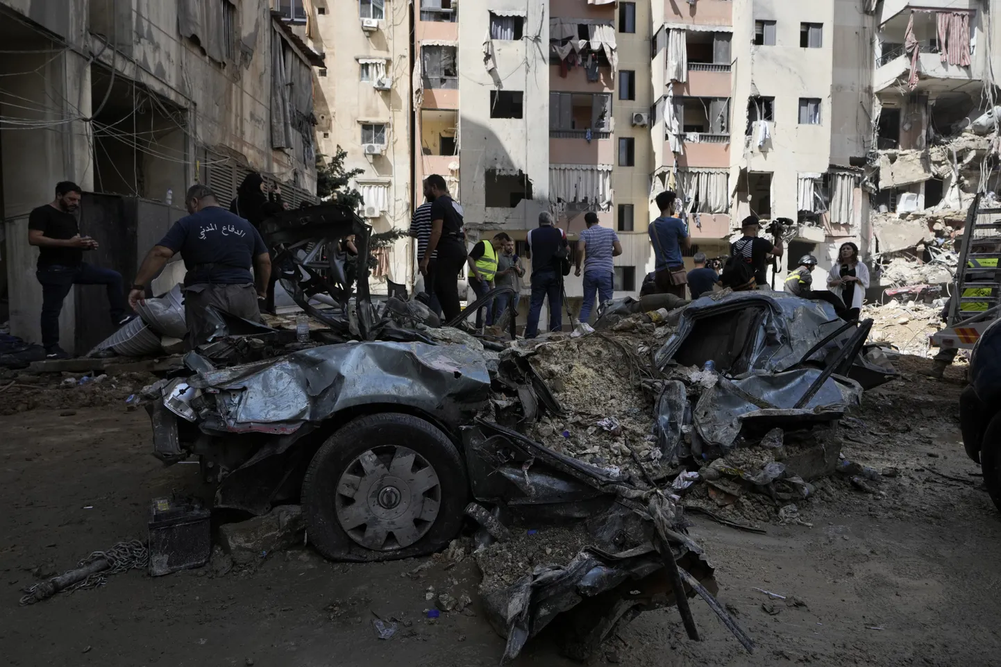 Beirūta pēc Izraēlas apšaudes 22. septembrī.