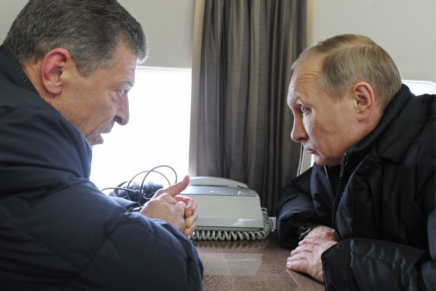 Vene asepeaminister Dmitri Kozak (vasakul) ja president Vladimir Putin.