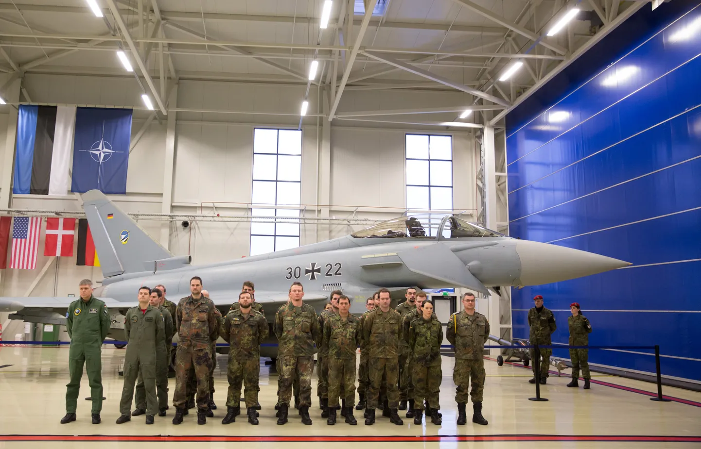 NATO õhuturbe rotatsiooni koosseis Eestis Ämari lennubaasis.