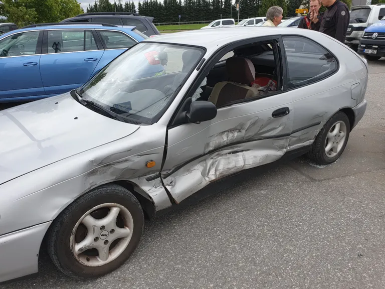 Avarii Lõunakeskuse parklas.