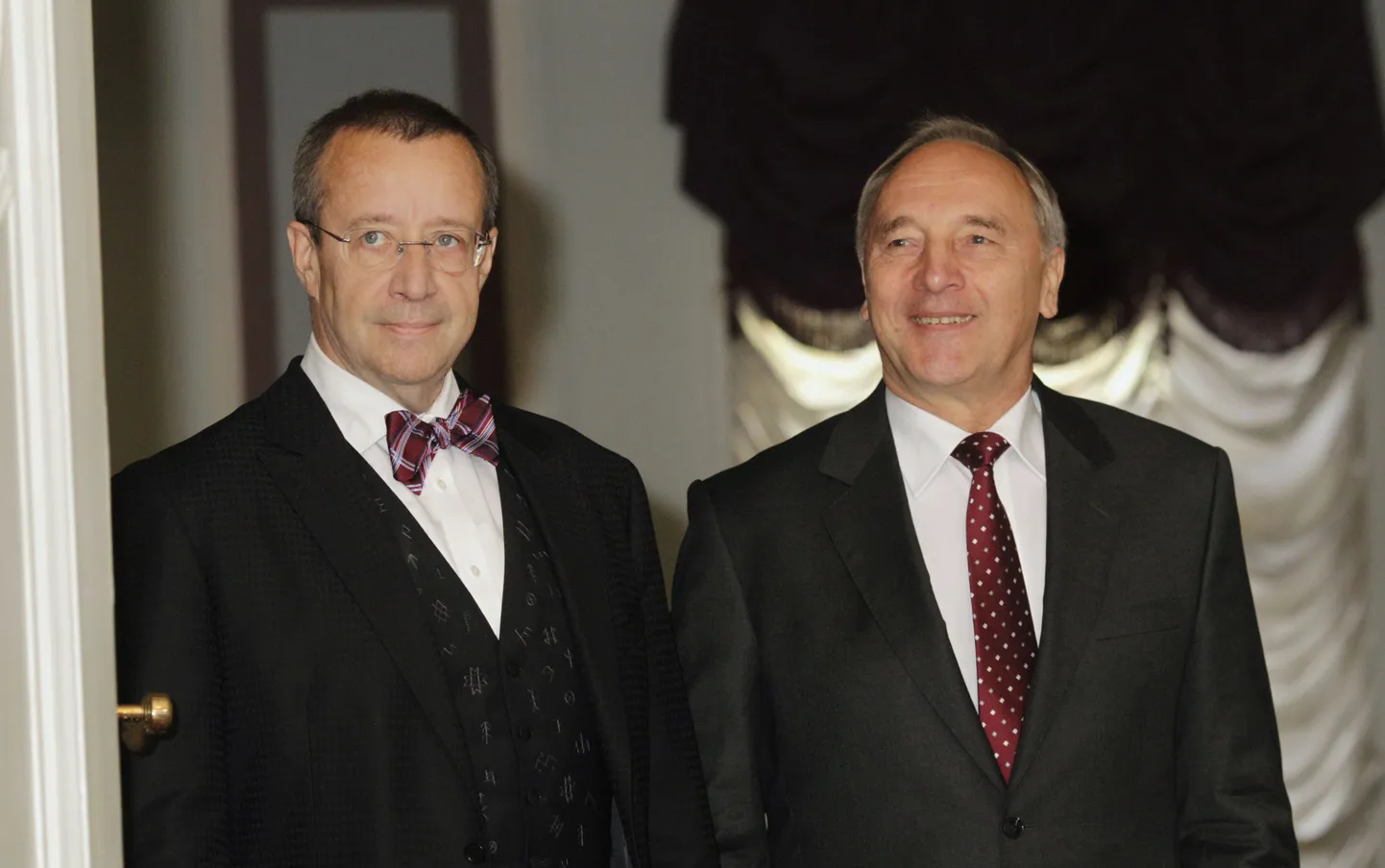 Eesti ja Läti riigipead oktoobris 2011 Riias.