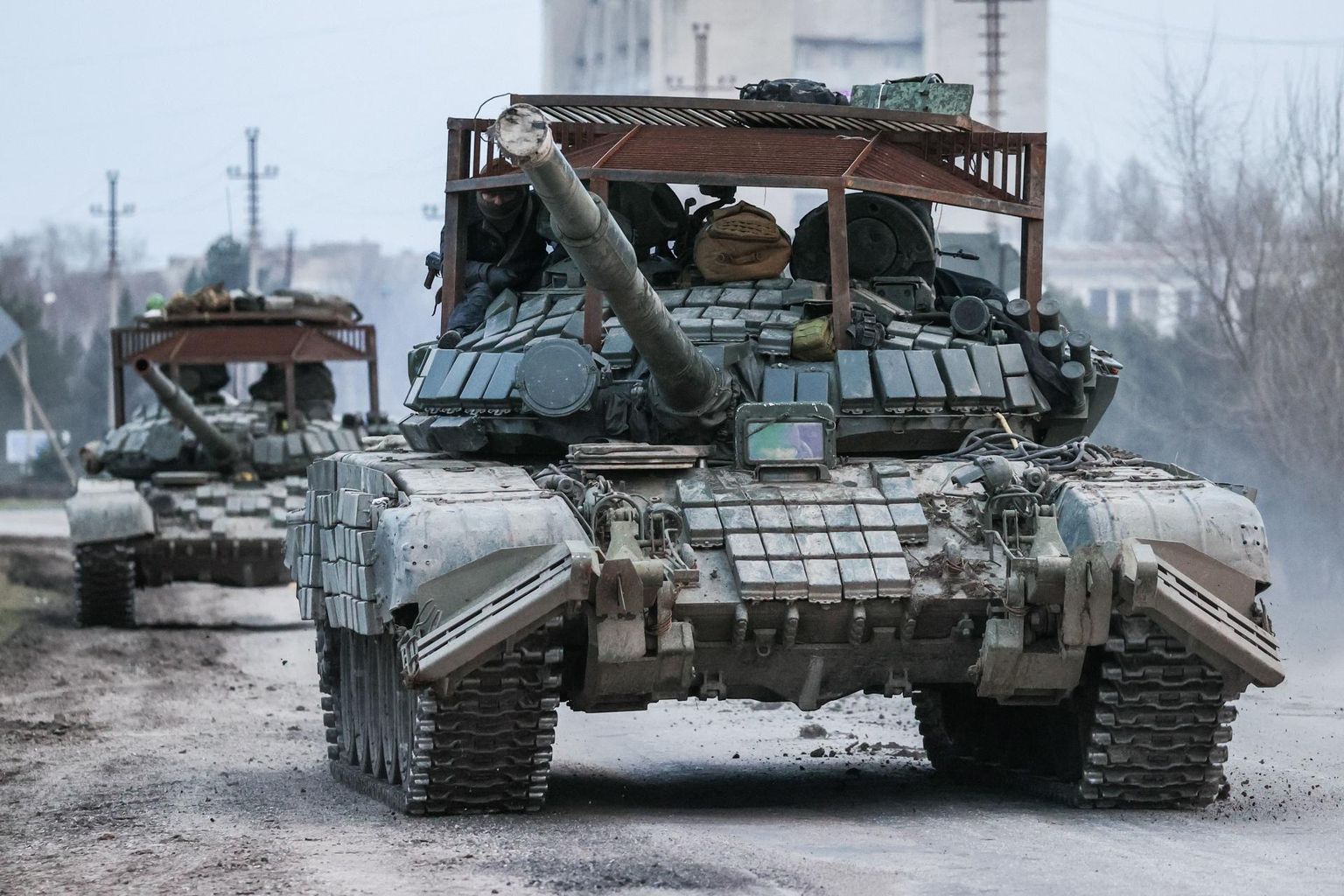 Vene tankid Krimmis GPSile või GLONASSile loota ei saa.