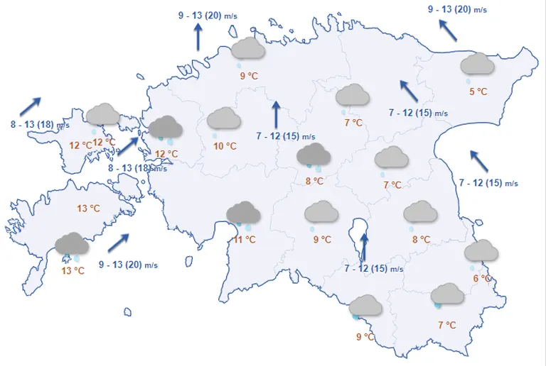 Ilm kolmapäeval