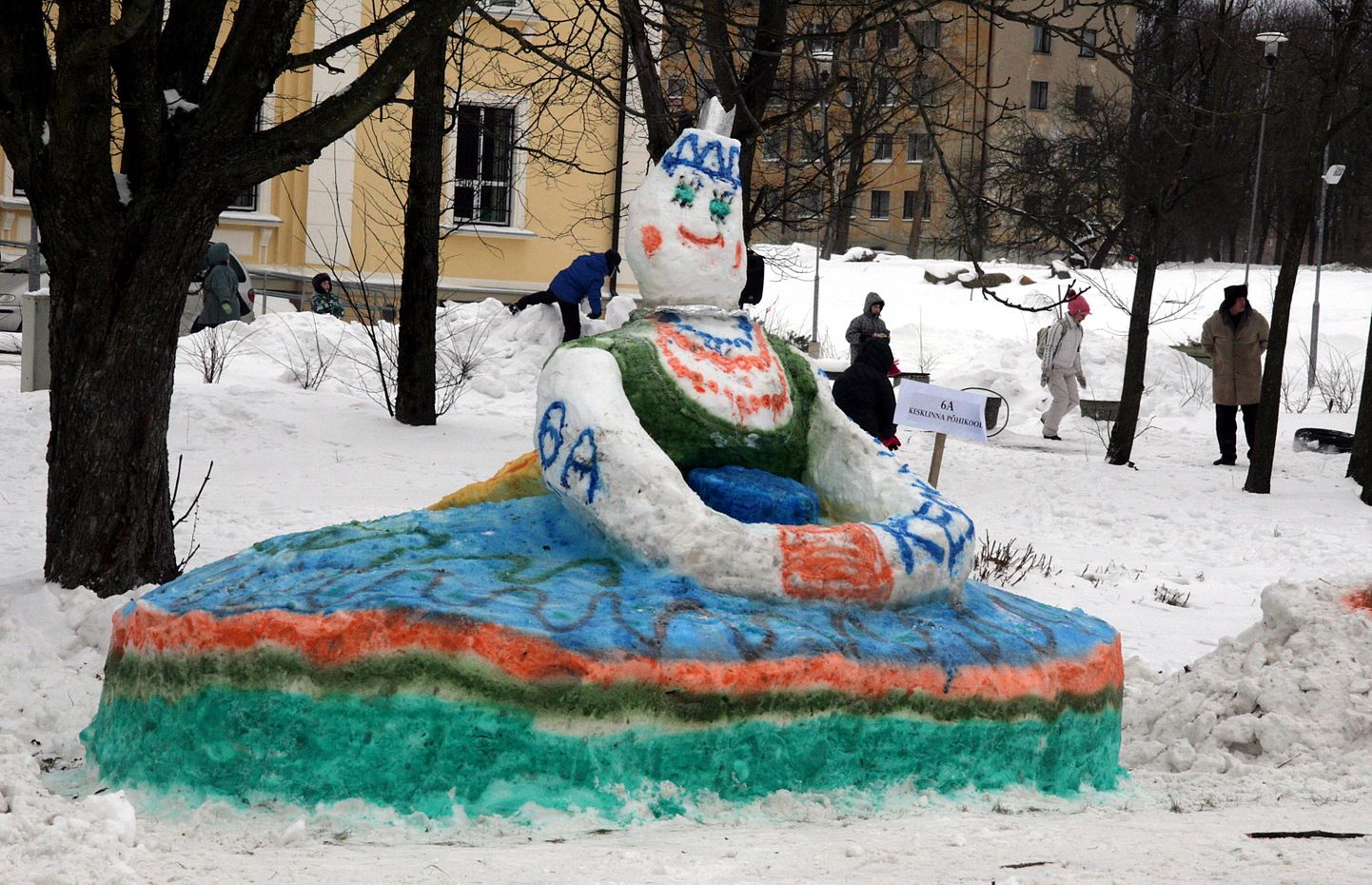 Фестиваль снежных фигур в Кохтла-Ярве перерос в традицию.
