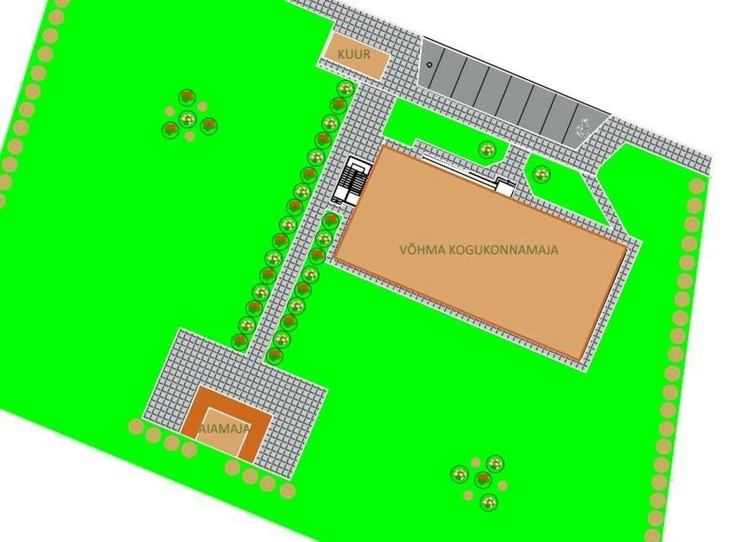 Võhma aiamaja projekt