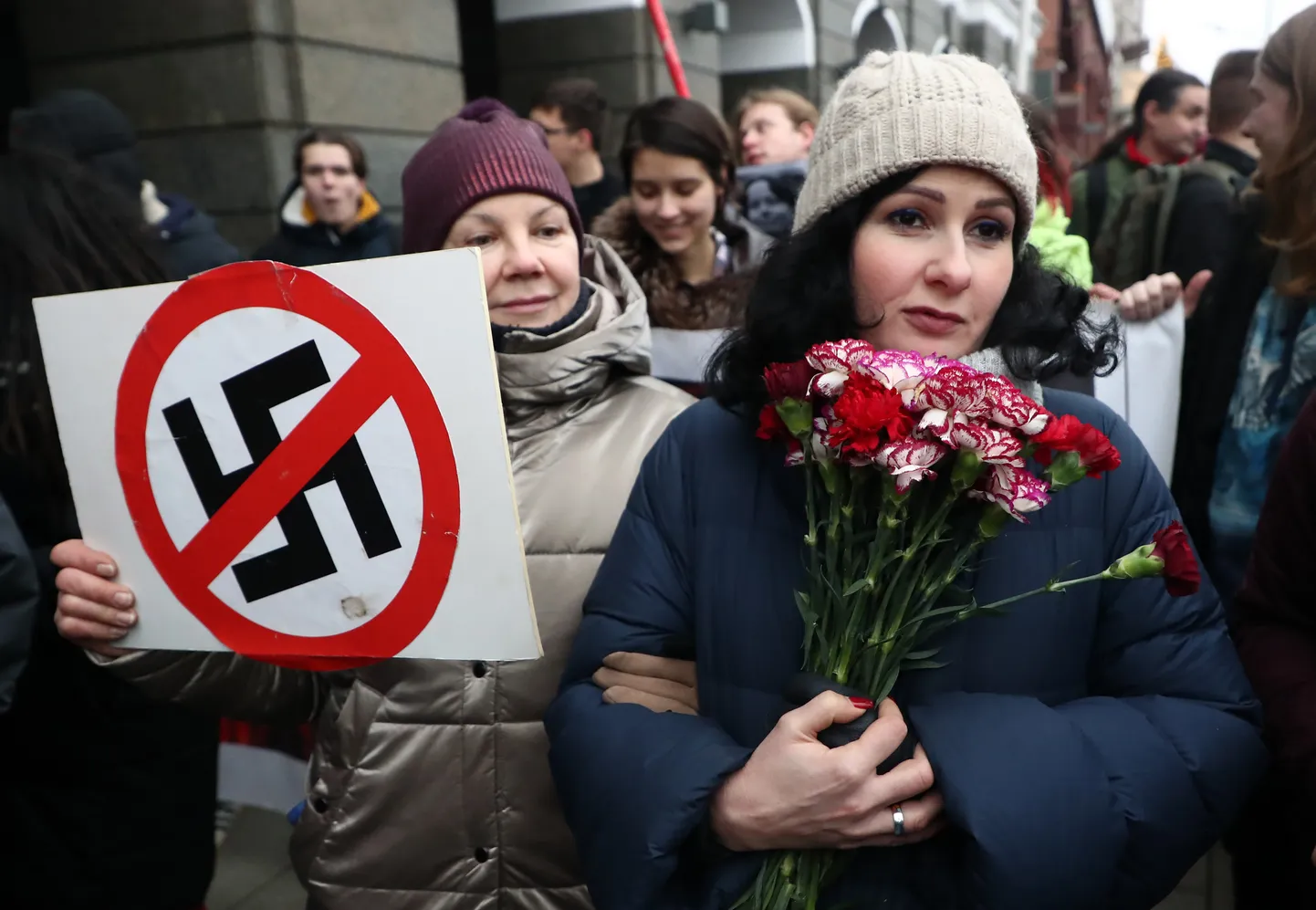 Mälestusliikumine ajakirjanik Anastasia Baburova ja advokaat Stanislav Markelovi mälestuseks Moskvas, 19.01.2020. 

Foto on illustratiivne.