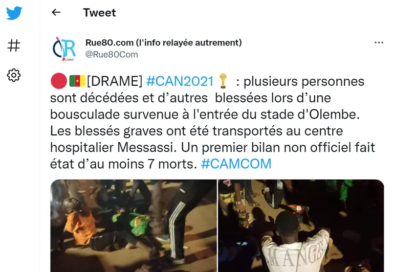 В Twitter появляются фото с места происшествия