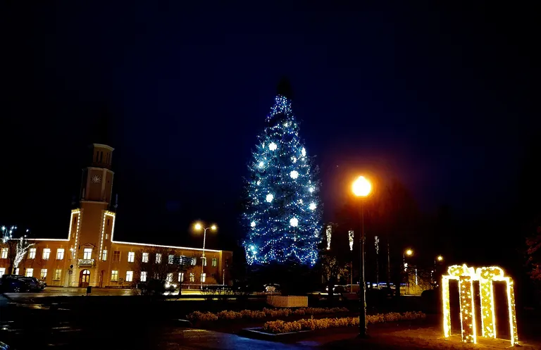 Sillamäe jõulupuu, 2019.