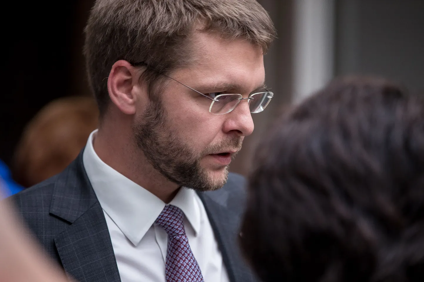 Sotsiaaldemokraatliku erakonna juht ning tervise- ja tööminister Jevgeni Ossinovski.