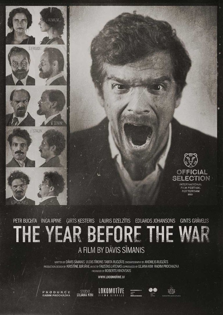 Dāvja Sīmaņa jaunās spēlfilmas "Gads pirms kara" plakāts