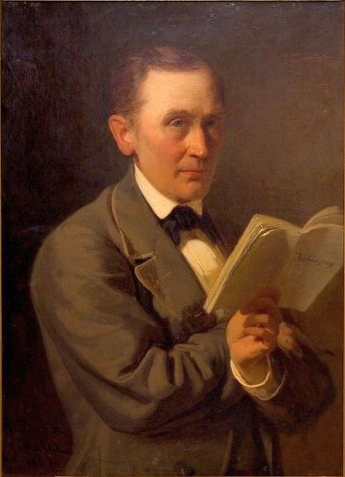 Friedrich Reinhold Kreutzwaldi portree, maalinud Johann Köler.