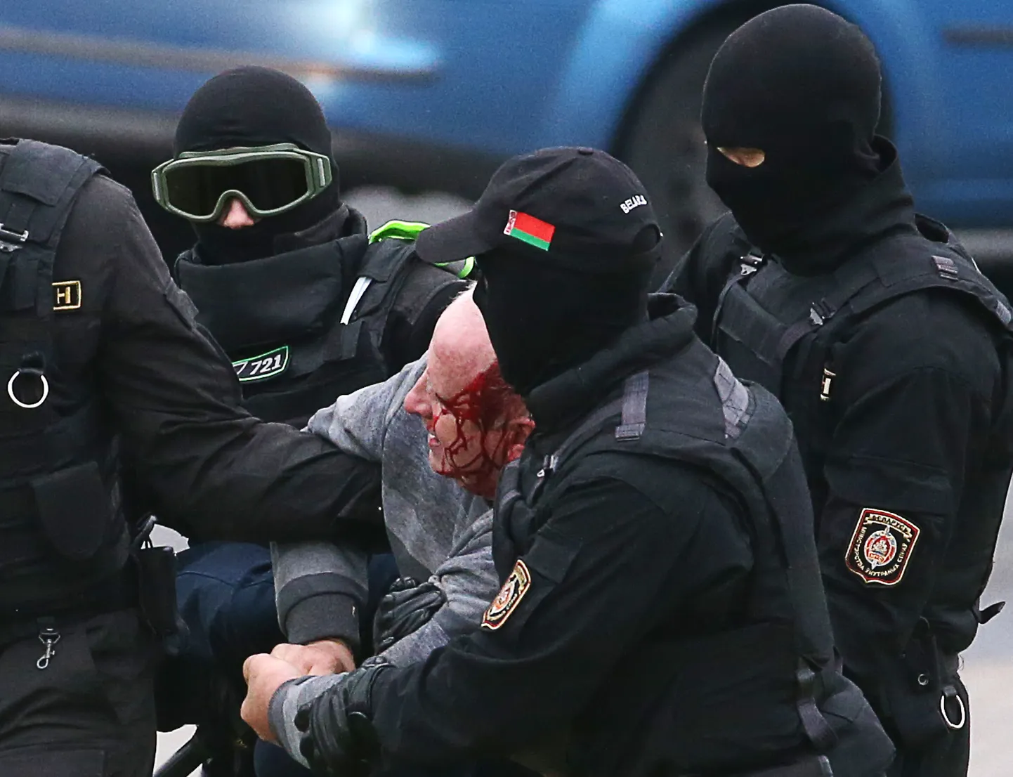Задержание в Минске.