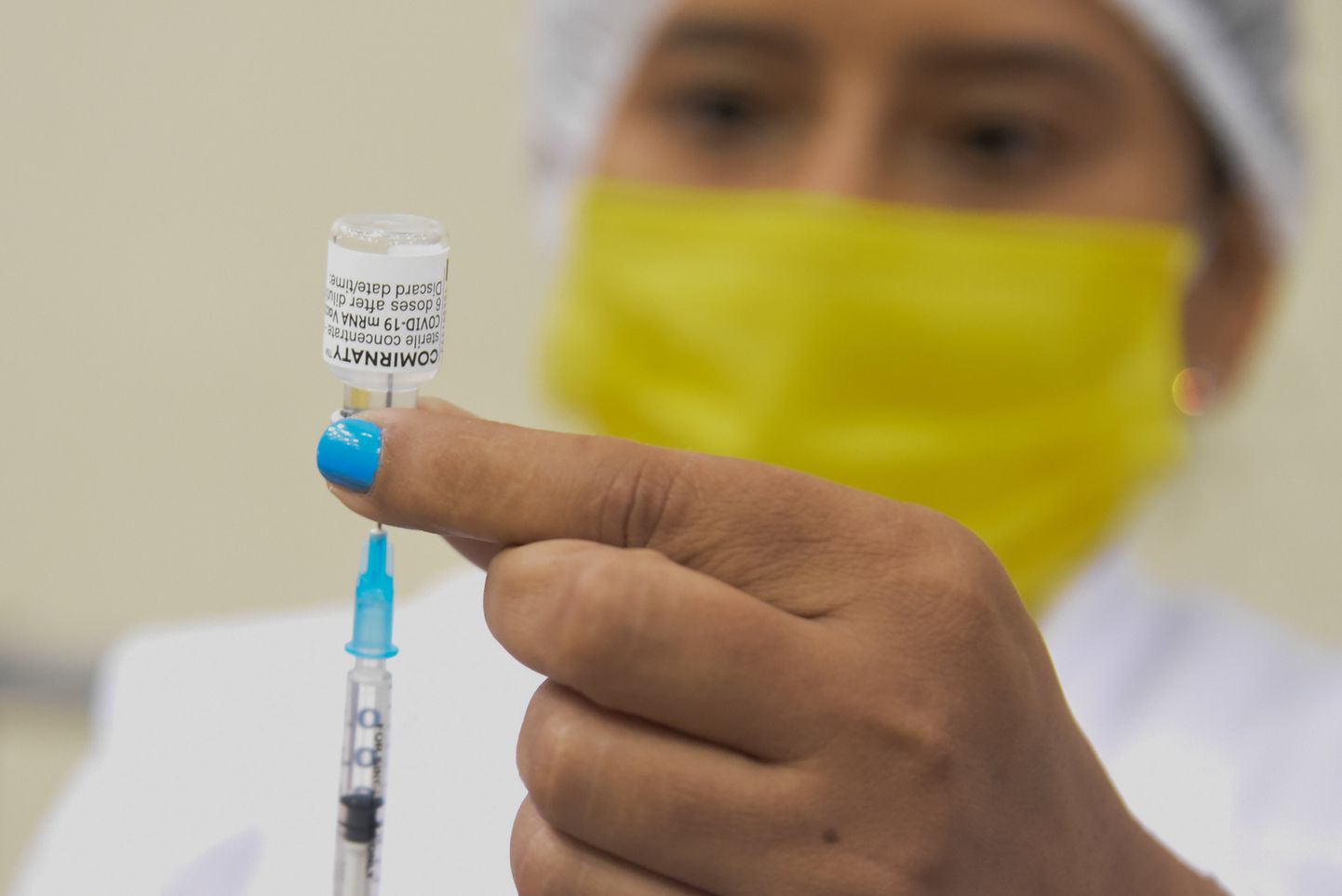 Pfizer-BioNTechiga vaktsineerimine Brasiilias.