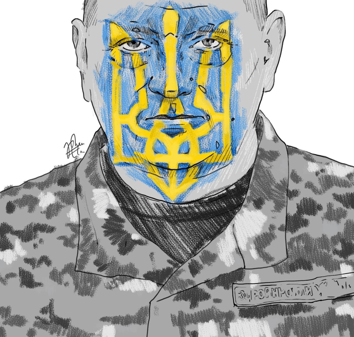 Главнокомандующий Ворруженными силами Украины генерал-лейтенант Валерий Залужный. Иллюстрация: Йохан Эльм
