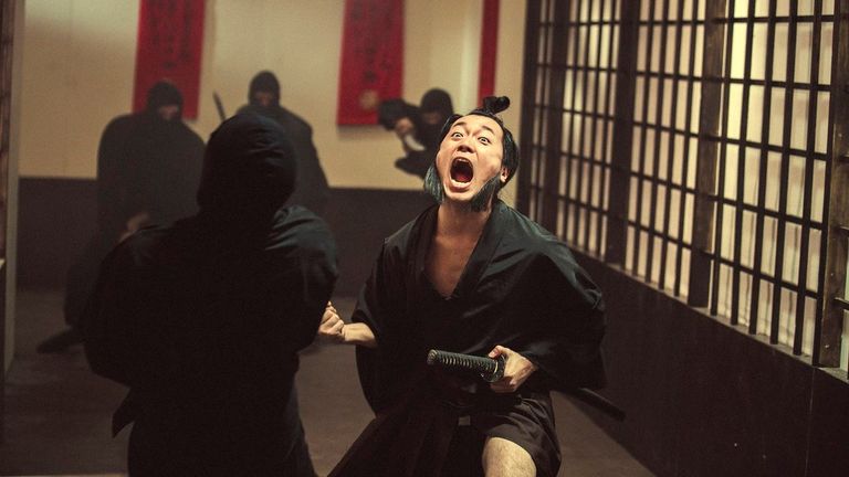 «Samuraipatsiga detektiiv», pseudodokumentaalne absurdikomöödia