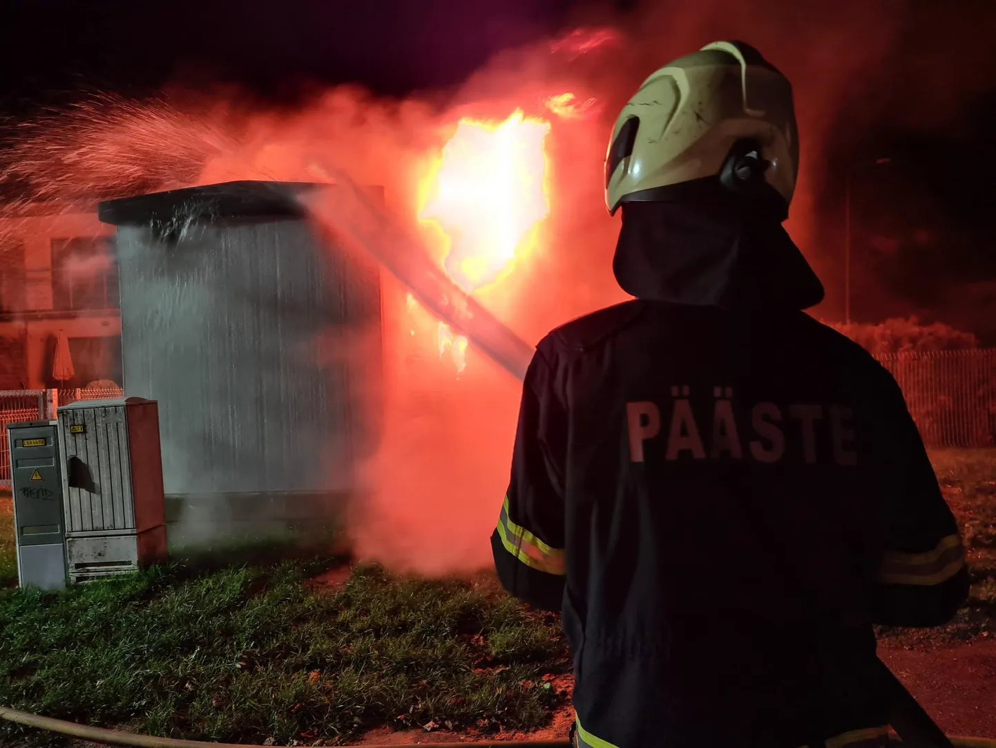 Alajaama põleng Tartus Raadil.