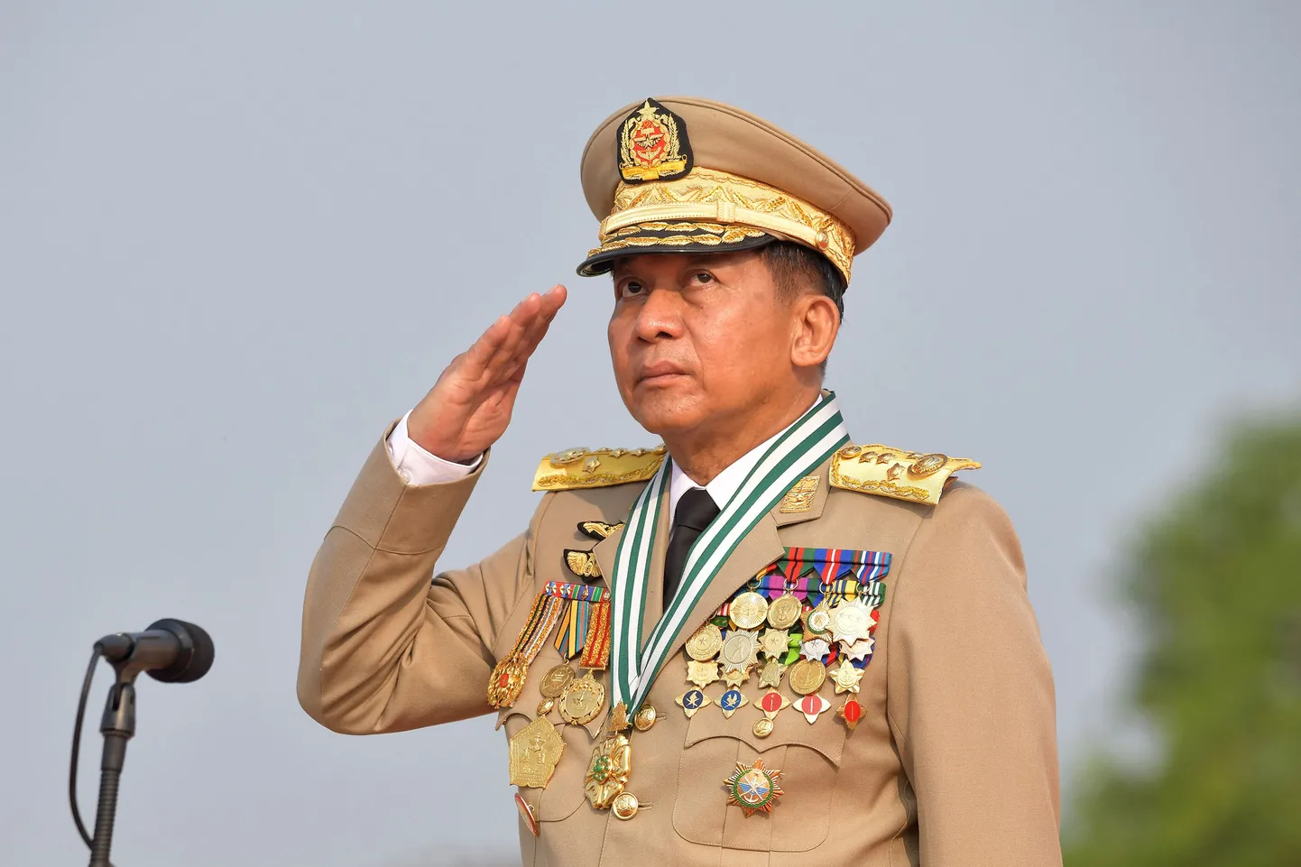 Myanmari huntajuht Min Aung Hlaing.