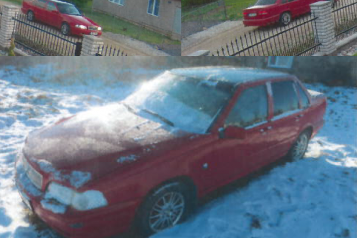 Seda punast autot nägid uurijad turvakaamera salvestitelt ning lõpuks juhatas see auto politseinikud ka varasteni.