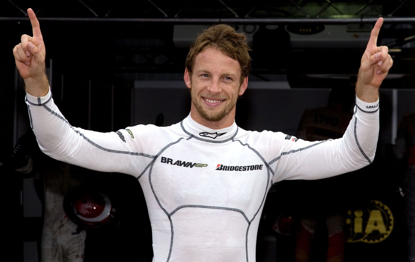 Brawn GP sõitja Jenson Button.