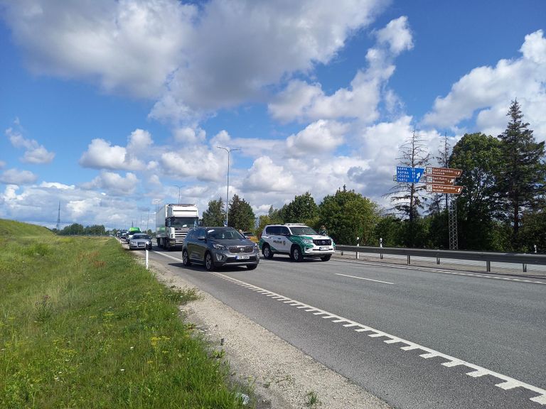 Õnnetus Tartu-Võru maanteel.