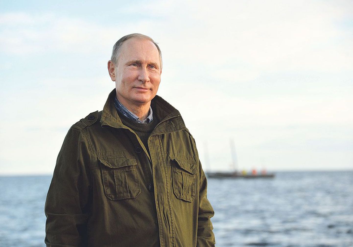 Российский президент Владимир Путин во время недавней поездки на озеро Ильмень.