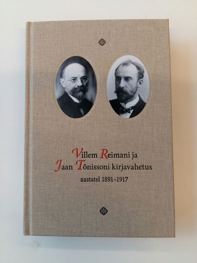 Ilmamaa on üllitanud raamatu «Villem Reimani ja Jaan Tõnissoni kirjavahetus aastatel 1891–1917».