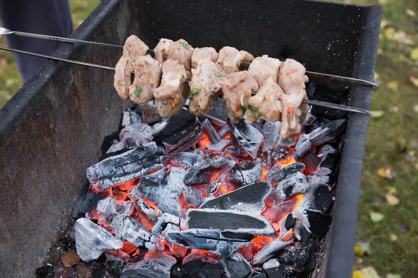Viljandi Jaani lihapoe kogemus näitab, et kevadel ostetakse šašlõkki veidi rohkem kui grill-liha.