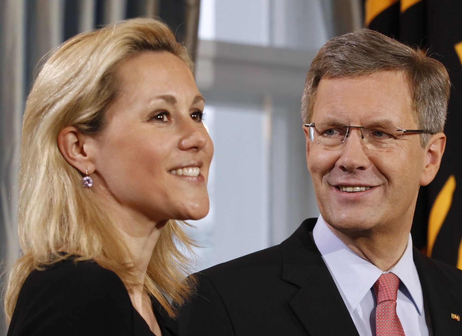 Saksa endine president Christian Wulff selle aasta algul koos oma naise Bettinaga uusaastavastuvõtul.