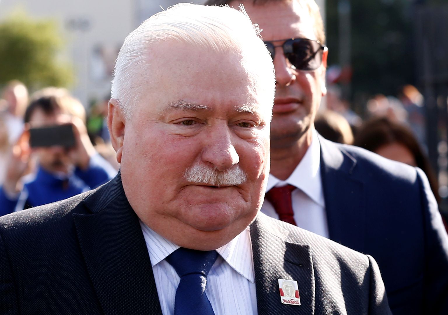 Poola endine president Lech Wałęsa.