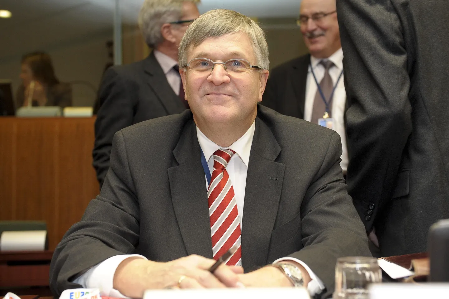 Peter Hintze 2009. aastal Brüsselis Euroopa liidunõukogul.