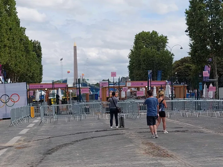 Concorde'i väljakule pääsevad olümpiamängude ajal ainult piletiga pealtvaatajad.