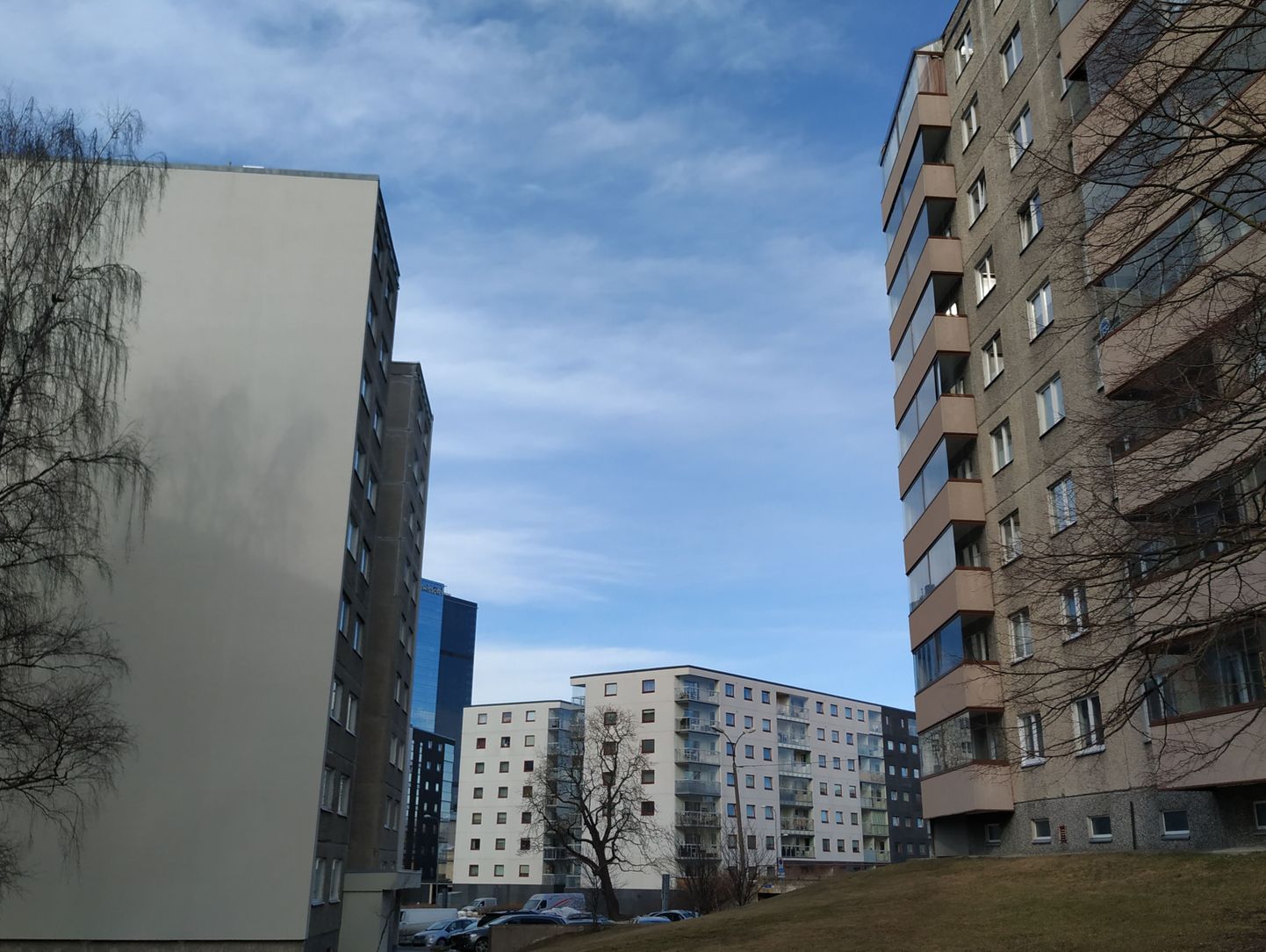 Многоквартирные дома в Таллинне.