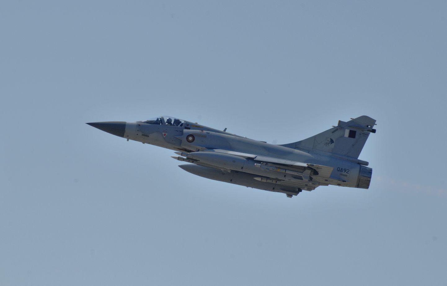 Katari õhujõudude hävitaja Mirage 2000-5.