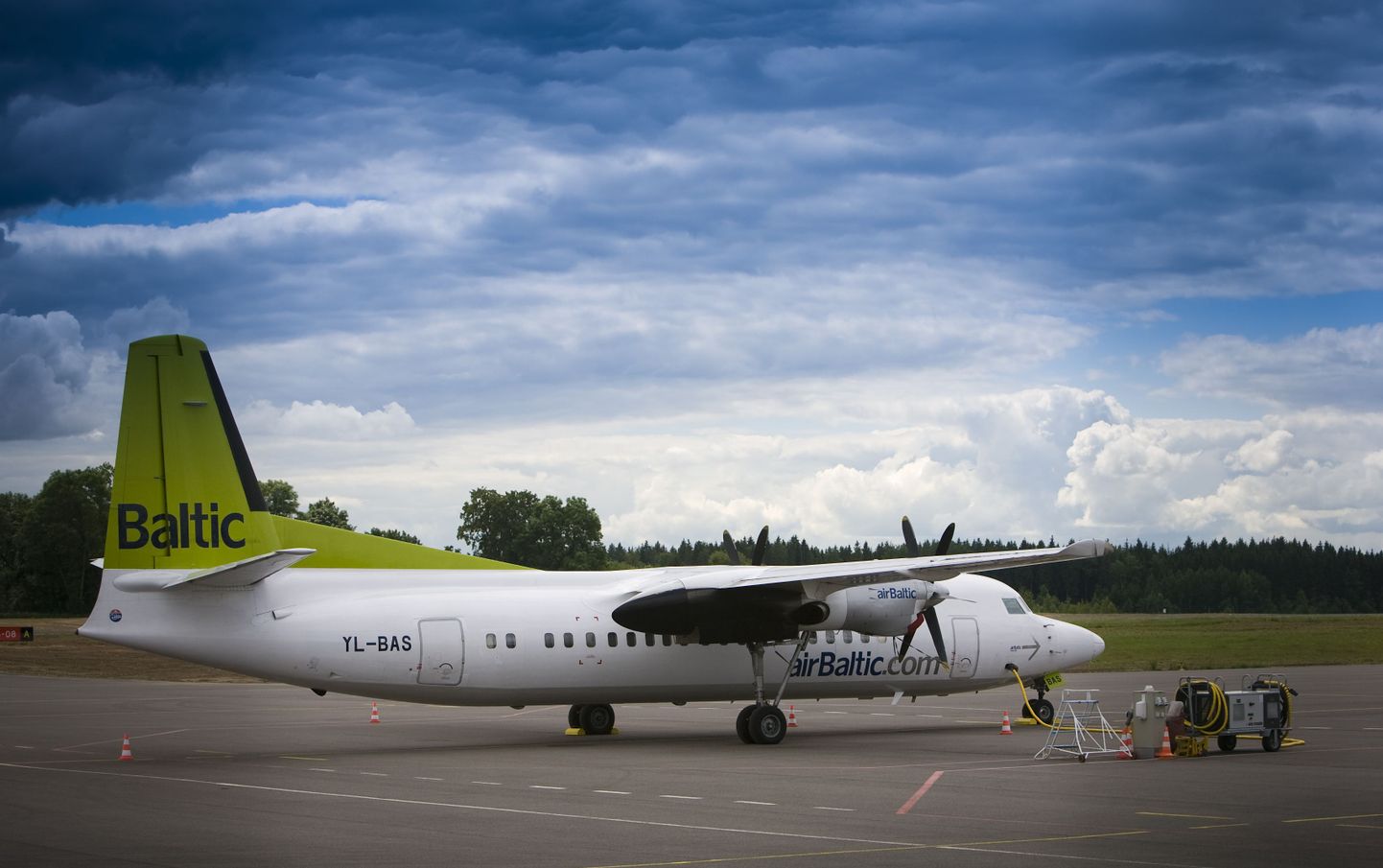 Самолет авиакомпании Air Baltic.