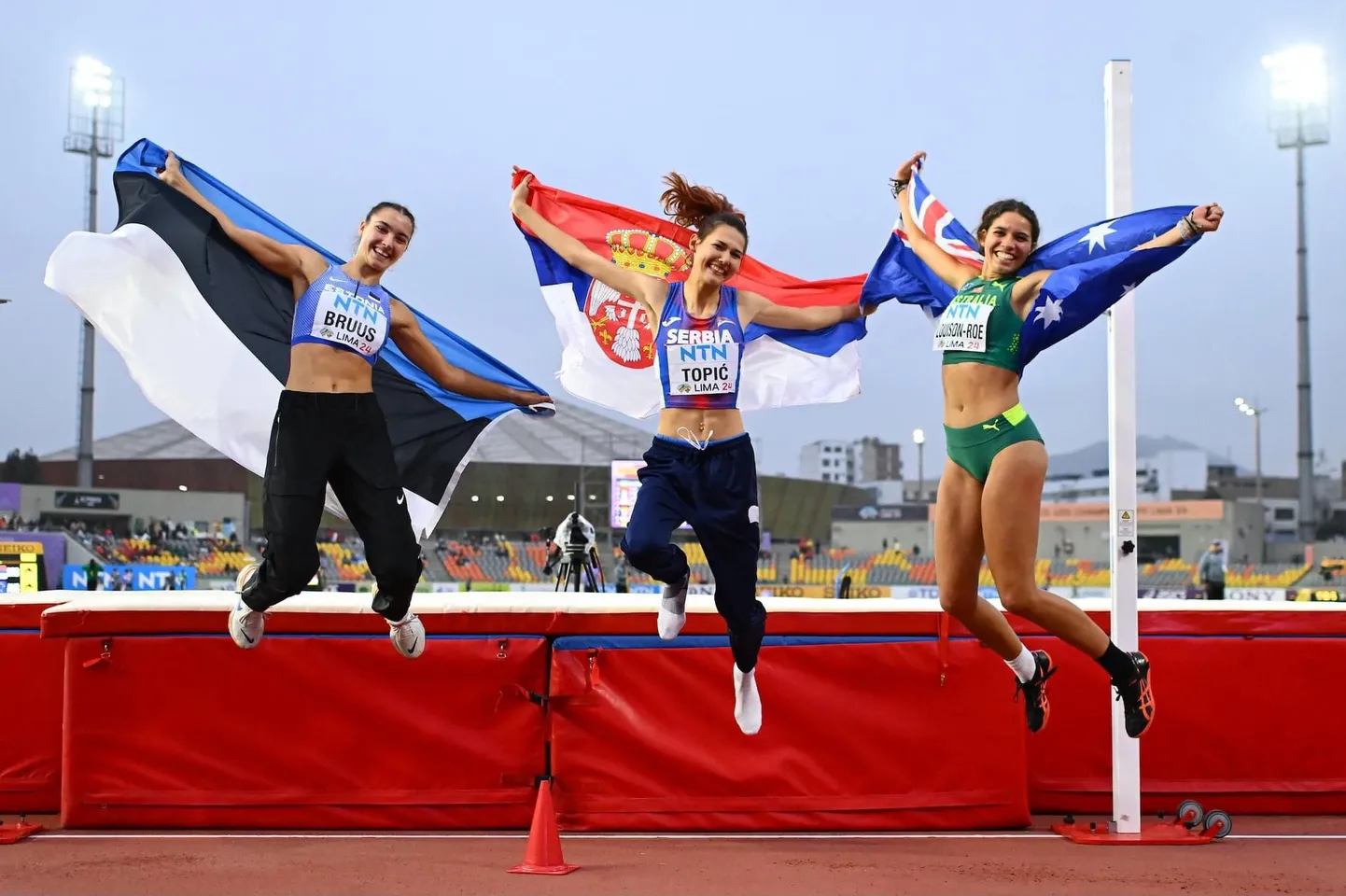 Karmen Bruus sai auhinnakappi juba teise U20 MMi medali. Kulla kõrvale õnnestus Peruus võita ka pronksine autasu.