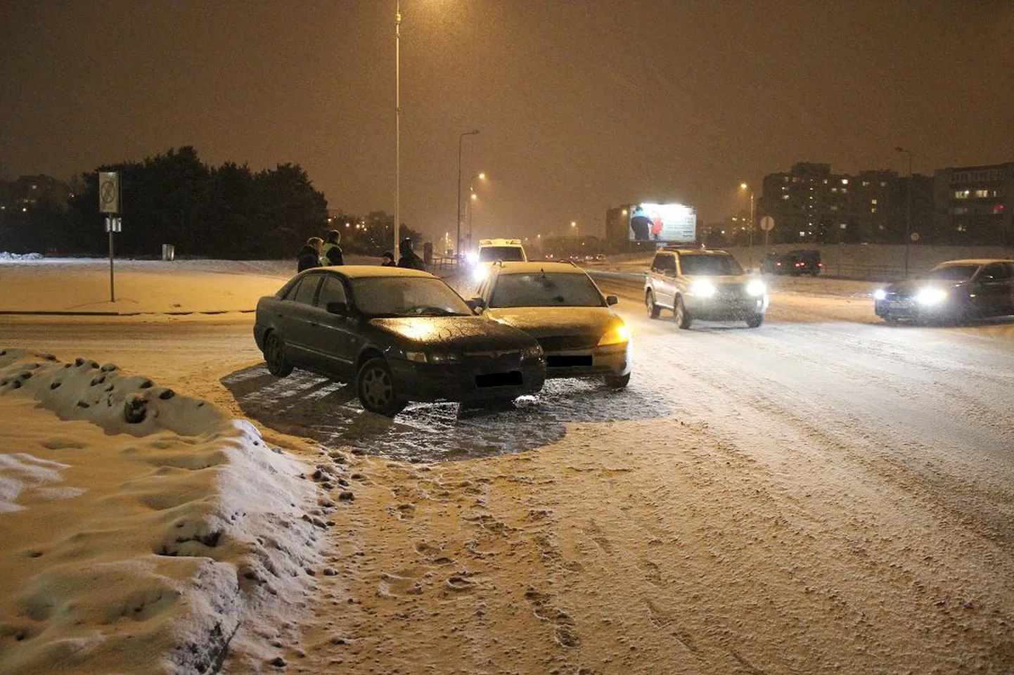 Фото с места аварии.