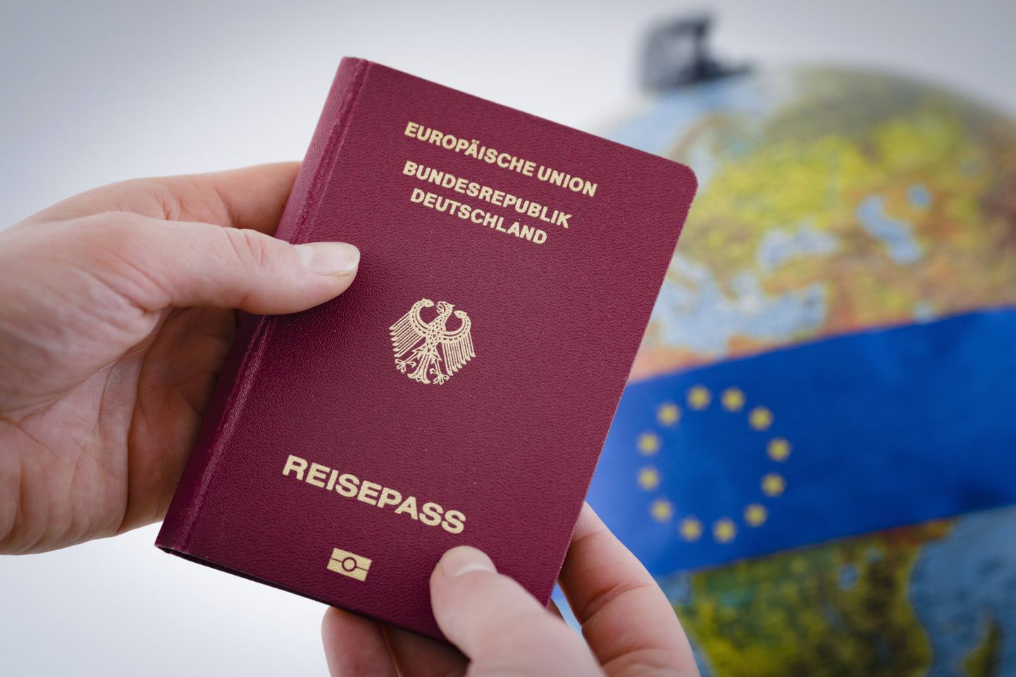 Saksamaa pass. Foto on illustratiivne.