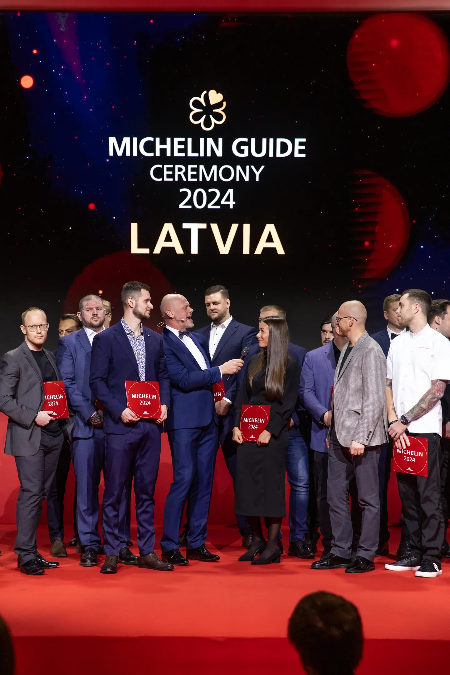 Michelini restoranigiidi tseremoonia Lätis.