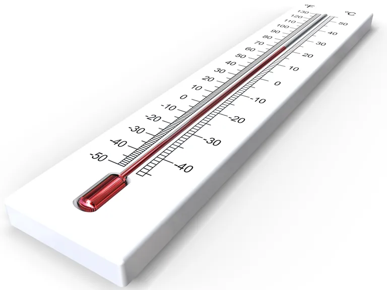 Termomeeter näitmas 20-kraadist temperatuuri