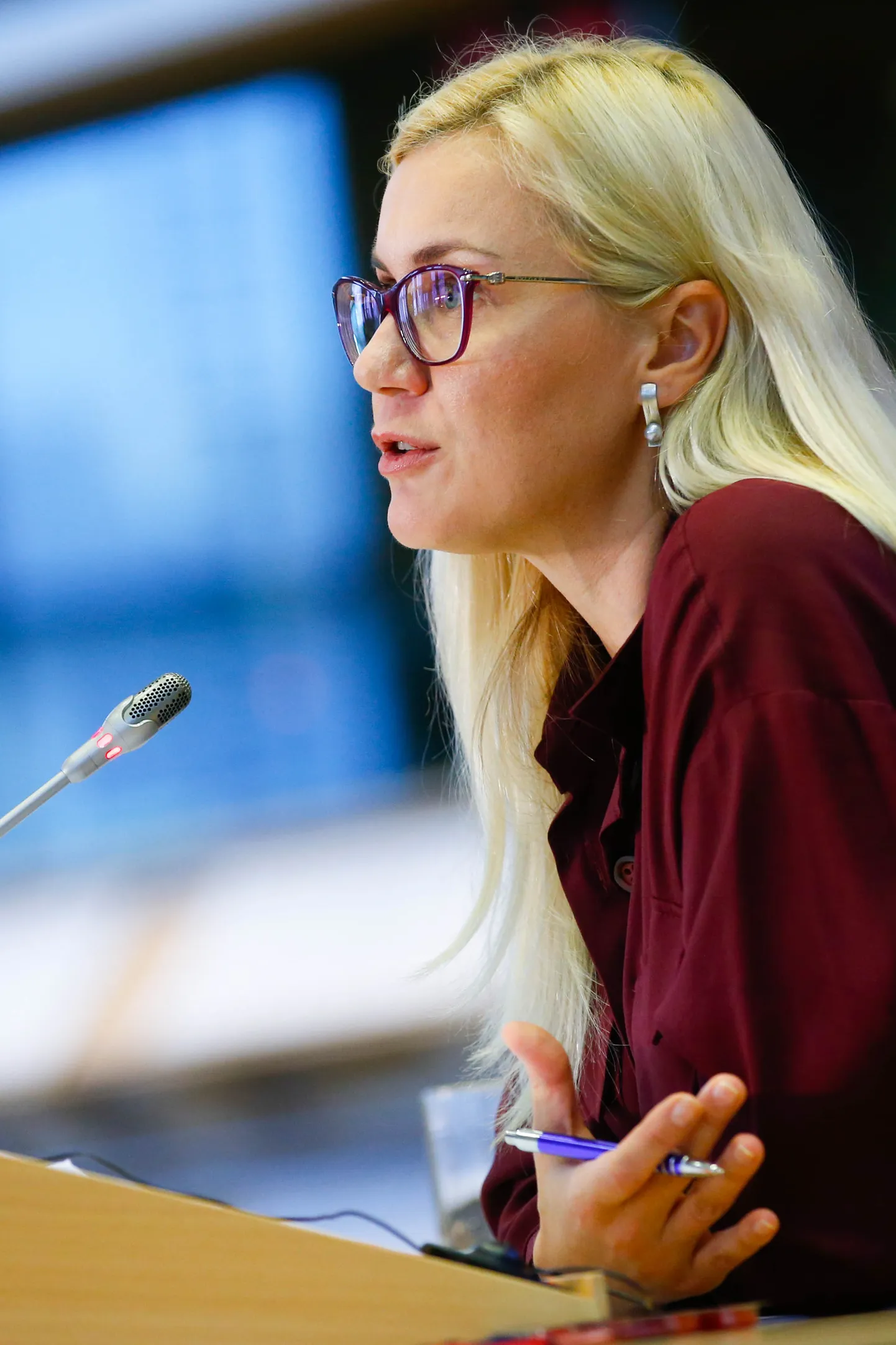 Kadri Simson during ITRE hearing