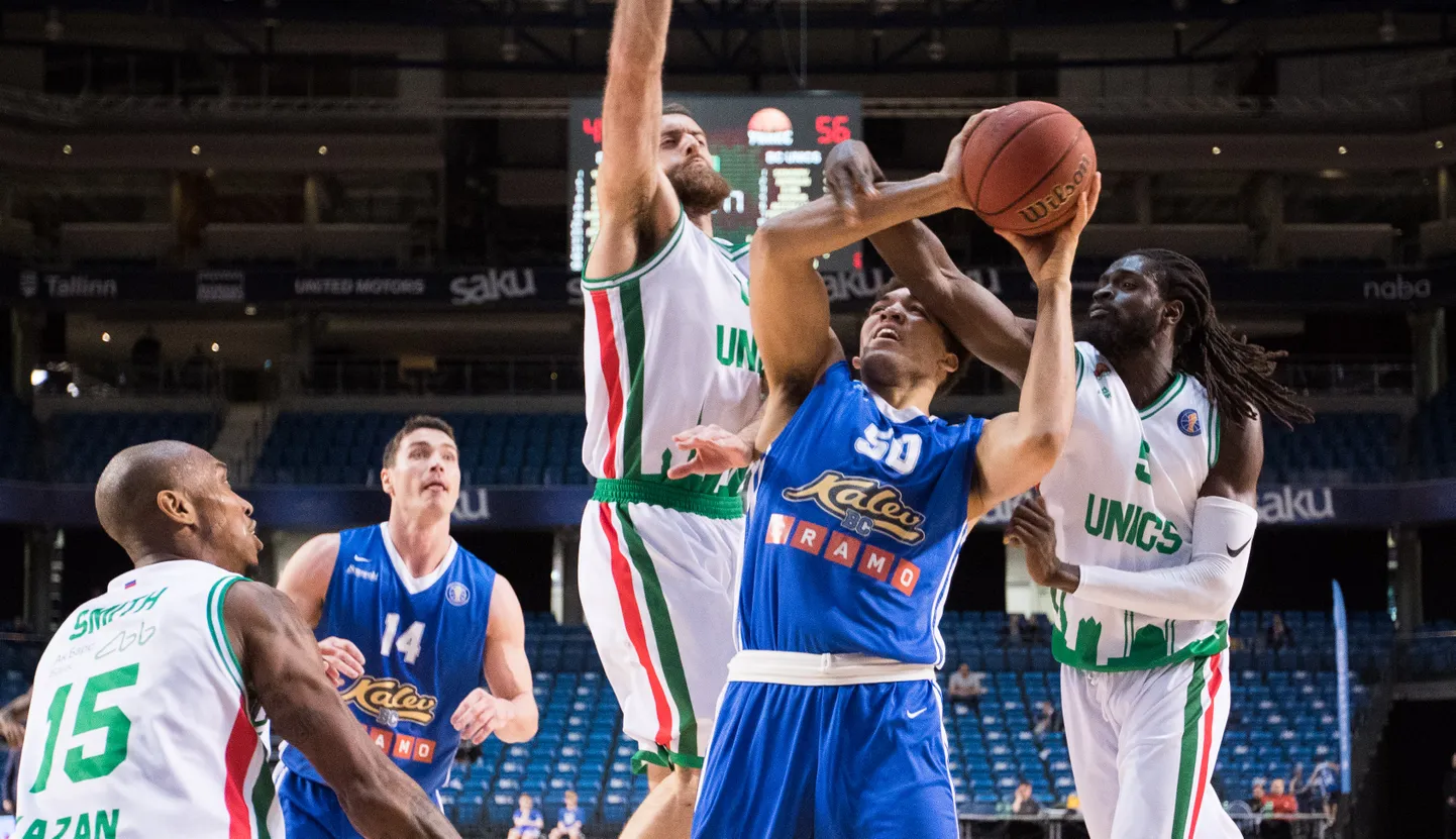 Hetk hilujuti Tallinnas peetud mängust Kalev/Cramo - Kaasani Unics,