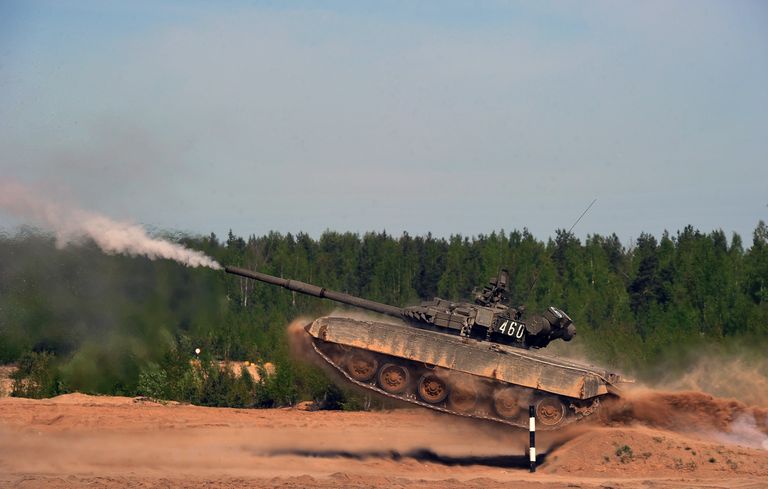 T-80 tank.